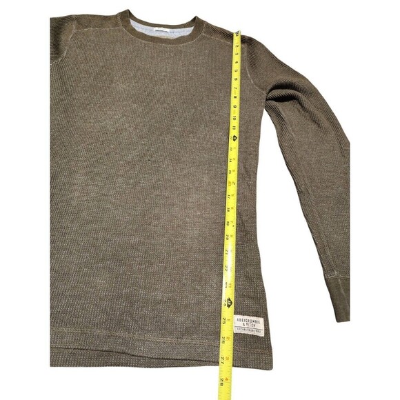 Abercrombie & Fitch Green Pullover Crew Sweaters For Men Size Medium - Picture 6 of 12